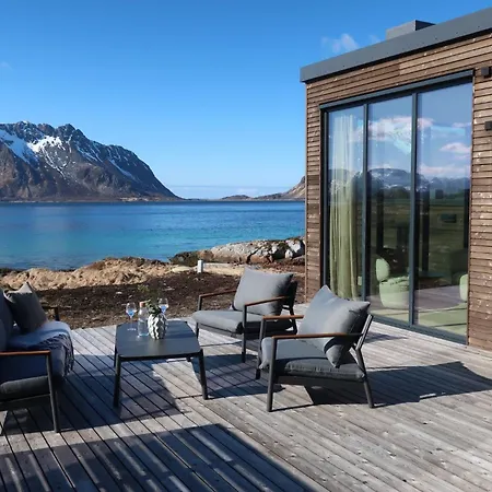 Unik Luksushytte I Hjertet Av Lofoten Lyngværet Exterior photo